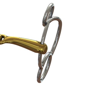 Rubber Wrapped Stainless Steel Loose <b>Ring</b> Snaffle Bit Comfort Mouth Link Horse Bit with Customizable Color & Design OEM Service - Product Image 4