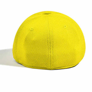 Casquette de baseball jaune en maille à 6 panneaux unisexe réglable pour le printemps et l'été - Product Image 3