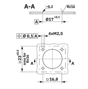 M17-7EPSA8AAD00S - ขั้วต่ออุปกรณ์แบบติดตั้งด้านหน้า 1549166 - Product Image 3