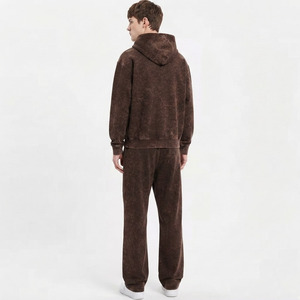 Conjunto de Sudadera y Pantalones Deportivos Personalizados, 100% Algodón, Felpa Francesa, Trajes Deportivos Casuales, Conjuntos de Sudadera con Capucha y Pantalones Deportivos - Product Image 6