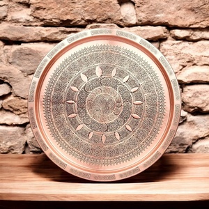 Bandeja de Hierro Hecha a Mano, Ecológica, de Lujo, Redonda, Estilo Indio, para Exportación, Venta al por Mayor y Menor, Regalo Empresarial - Product Image 6