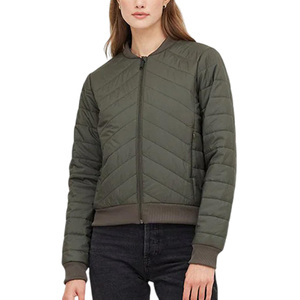 Modern Design <b>Women</b> Bomber <b>Jacket</b> Customizable Quilted Zip Outerwear Fashion Apparel For Branding Support And Wholesale - Product Image 1