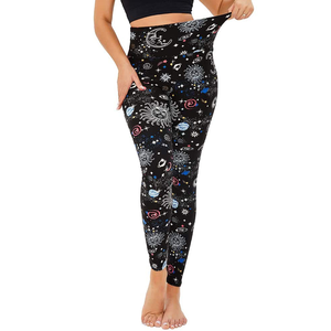 Leggings Deportivos de Cintura Alta con Estampado, 100% Nailon Elástico en Cuatro Direcciones, para Yoga, Gimnasio y Fitness, Levanta Glúteos para Mujer - Product Image 2