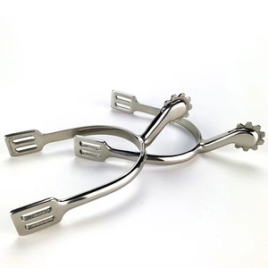 2026 Pakistan Made High Quality Stainless Steel Horse Riding Spurs Wholesale <b>Equestrian</b> Racing Spurs Custom Logo Cheap Price - Product Image 1