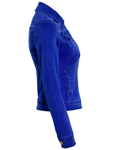 Veste en jean imperméable écologique pour femme, style streetwear vintage, vêtement de travail, veste en jean élégante et tendance - Product Image 2