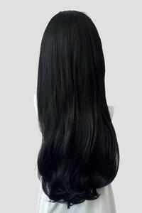 Peluca de media cabeza de cabello brasileño Remy con doble trama a máquina, fibras capilares premium, gorra ajustable, ajuste cómodo, sistema de sujeción seguro, suave. - Product Image 2