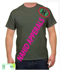 เสื้อยืดผู้ชายผ้าฝ้ายแท้ GSM หนาพิเศษ ระบายอากาศได้ดี เป็นมิตรกับสิ่งแวดล้อม ไซส์พลัส  รับผลิตตามแบบ พร้อมบริการพิมพ์ลายปัก  ผู้ผลิตจากบังกลาเทศ - Product Image 1