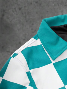 New Arrival Men Lettermen <b>Jacket</b> Summer Customized Contrast Color Woolen Front Stand Collar Breathable Long Thin - Product Image 4