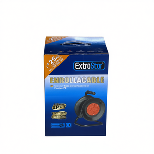 Enrouleur de câble de 25 m avec 4 bases de support, gestion des câbles et accessoires - Product Image 2