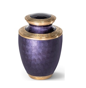 Urne funéraire classique en aluminium de qualité supérieure pour cendres d'adultes, fabriquée par un fabricant de confiance, avec un design de rangement commémoratif de qualité supérieure - Product Image 3