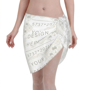 Custom Printed Polynesian Sarong Hawaiian Pareo <b>Lightweight</b> Beach Wrap Tropical Resort Wear OEM ODM Fabric Manufacturer - Product Image 1