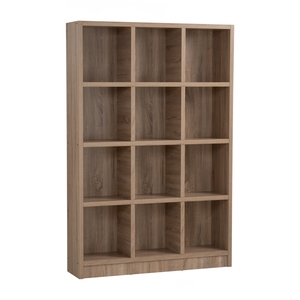 Librero Moderno de 5 Niveles, Estante de Almacenamiento con Acabado de Madera, Organizador Independiente para Dormitorio, Oficina en Casa, Sala de Estar - Product Image 1