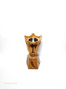 Quemador de Incienso de Madera de Acacia Hecho a Mano, Difusor de Aroma de Madera para Todas las Estaciones, Fragancia Religiosa para el Hogar, Bakhoor, Ramadán, Eid - Product Image 1