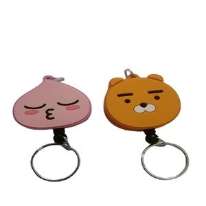 Porte-badge rétractable en PVC écologique de haute qualité 600 mm, forme et couleur personnalisables, boucle de traction créative pour porte-carte d'identité - Product Image 5