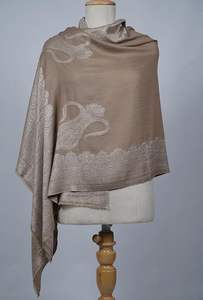 Écharpe en cachemire et laine fine réversible pour femme VIC, respirante, élégante, double face, pour tous les jours, pour l'extérieur, 70x200cm - Product Image 4