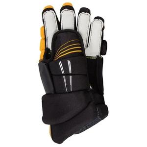 Fingerless Gloves Outdoor Sports Black Yellow Non Slip Hook And Loop Closure Unisex All Seasons Polyester Material - Product Image 4