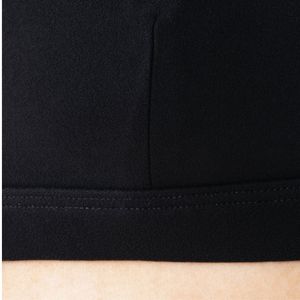 Black Women's Criss <b>Cross</b> Back Sports Bra Lightweight Performance Workout Crop <b>Top</b> for Gym Training Running Yoga Fitness - Product Image 5