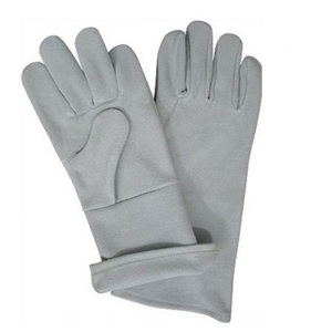 Gants de soudage en cuir de qualité supérieure, résistants à la chaleur et aux flammes, antistatiques, antidérapants, flexibles, professionnels pour le soudage MIG TIG - Product Image 1