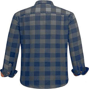 Camiseta de carreras, chaqueta de motocicleta, precio al por mayor, hecha a medida, transpirable, de algodón, camisa de franela para hombre, informal, talla grande, tejido de punto - Product Image 3