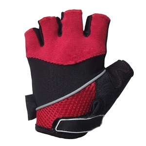 Guantes de Ciclismo Antideslizantes de Medio Dedo para Hombre y Mujer con Cierre de Gancho y Bucle para Ciclismo de Carretera y Montaña, Deportes de Verano, Poliéster, de Fábrica - Product Image 4