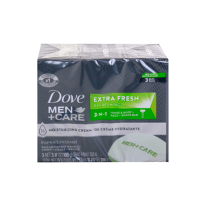 For Men+Care Extra Fresh Medicated Natural Ingredients Liquid <b>Soap</b> for Body & Face 4 oz 8 Bars - Product Image 4