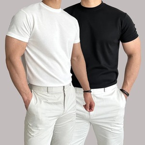 Camiseta Deportiva Elástica para Hombre con Logotipo Personalizado, Ropa Deportiva Resistente para Entusiastas del Fitness - Product Image 4
