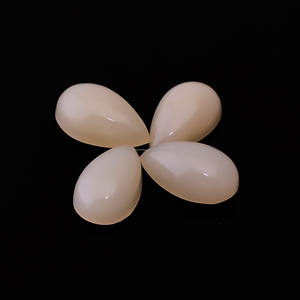 High Demand Natural Pink <b>Opal</b> Loose Gemstone Smooth Pear Shape Cabochon for Jewelry Making for Pendant <b>Bracelet</b> Necklace - Product Image 1