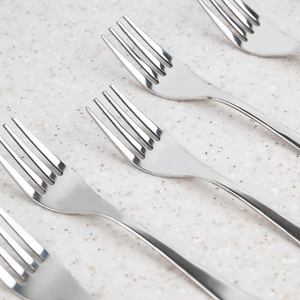 Juego de Tenedores de Acero Inoxidable de 12 Piezas, Acabado Espejo, Cubertería Clásica, Apto para Lavavajillas, para Uso en Servicios de Catering - Product Image 4