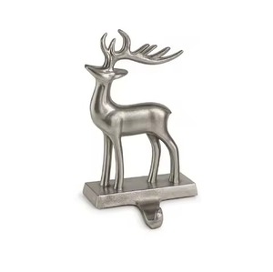 Luxury Metal <b>Stocking</b> <b>Holder</b> Festive Christmas Accent for Elegant Holiday Decorations - Product Image 1