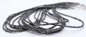 Perles de Diamant Noir Naturel Facettées 2-2,5 MM, Perles de Diamant Noir Naturel Précieux, Perles de Diamant en Vrac - Product Image 2