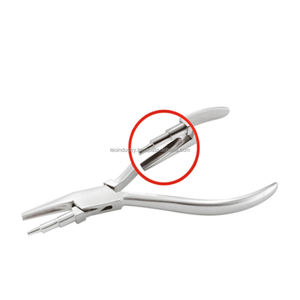 Pince à boucler en acier inoxydable et acier inoxydable robuste de 160mm moule d'équipement d'outils de bijoux pour l'application de bijoux - Product Image 3