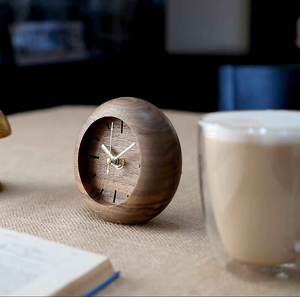 Solid Wood Analog Table <b>Clock</b> - Product Image 3