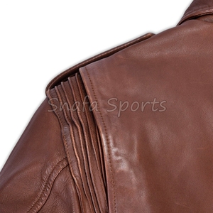 Leather Jacket Trendy Winter Wear Premium Quality Stylish Jacket for Modern Men Durable Genuine Leather Jackets - Product Image 4