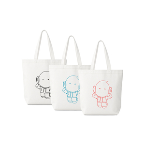 Sacs de courses personnalisables en coton 100% de qualité supérieure, imprimés, vente en gros, provenant d'un fournisseur indien. - Product Image 6