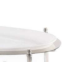 Plateau de service ovale de luxe en acier inoxydable pour buffet, ensemble chauffe-plats professionnel avec supports à double combustible