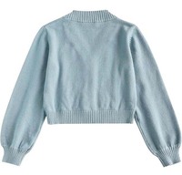 Pull en tricot pour femme non irritant - Pull d'hiver doux et lisse - Vêtement confortable à manches longues pour femme