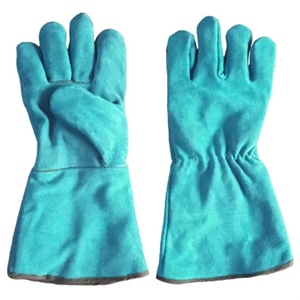 Gants de sécurité en cuir de vachette résistants à la chaleur et au feu pour le soudage, le barbecue, la manipulation des étincelles, les travaux industriels, équipement de protection - Product Image 1