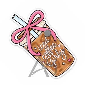 Soporte de Acrílico para Extensiones de Pestañas con Diseño Estético 'Iced Coffee Girly', Tabla Sostenible con Logotipo Personalizado - Product Image 2