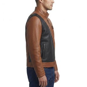 Chaqueta de cuero unisex negra con tachuelas, estilo motero punk, con remaches y púas, a la moda rockera, con capucha, para invierno, con cierre de cremallera - Product Image 3