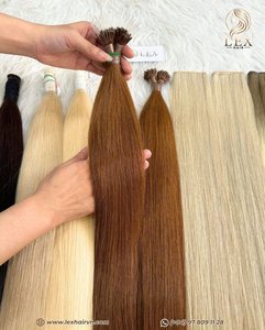 LEXHAIR เส้นผมต่อแบบนาโนทิป กำลังเป็นที่นิยม ผมเวอร์จิ้น สีตามสั่ง แสกกลาง ขายส่ง ผมเวียดนาม - Product Image 2