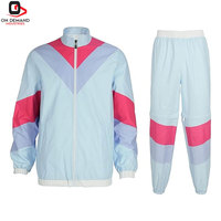 Conjunto Deportivo Ligero Cortavientos de Dos Piezas, Chaqueta y Pantalones, Ropa Deportiva para Adultos