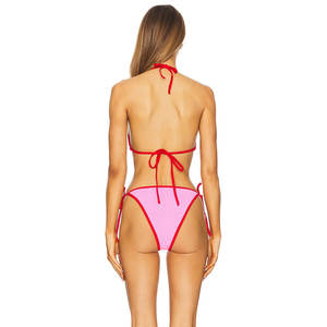 Ensemble de bikinis pour femmes en gros – Maillot de bain une pièce respirant, élégant et très extensible en Spandex/Nylon pour l'été et la plage - Product Image 5