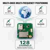 WT-43-RK-LORA Placa Receptora GNSS RTK de Doble Frecuencia con Comunicación por Estación Base LoRa