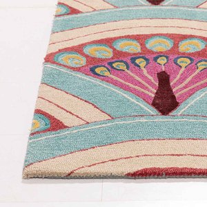 Ensemble de tapis contemporains modernes en laine organique tuftés à la main, motif galet, pour la maison, la chambre, l'extérieur, lavables et pour la cuisine, le pique-nique - Product Image 4