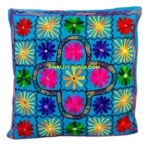 Fundas de Cojín Hechas a Mano con Cierre Invisible, Diseño Festivo, 100% Algodón Natural Tejido, Ecológicas, de la Mejor Calidad - Product Image 1