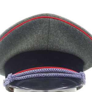 Gorras de Visera Alemanas Vintage de Lana de la Segunda Guerra Mundial, Novedad 2026, de Alta Calidad, con Logotipo Personalizado, Precio Económico al por Mayor, OEM - Product Image 3
