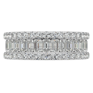 บาแกตต์2*4มม. พร้อมวงแหวน CVD HPHT ในห้องปฏิบัติการ grwon 925แหวนเงินสเตอร์ลิงเครื่องประดับแหวนแหวนหมั้นแหวนผู้หญิง - Product Image 5