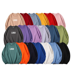 Sudadera de Cuello Redondo para Hombre, 100% Algodón, Color Sólido, Manga Larga, Corte Regular, Informal, para Otoño, con Logotipo Estampado en la Parte Delantera - Product Image 3