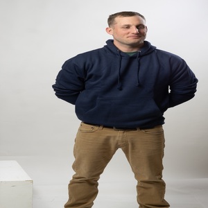 Sweat à capuche unisexe personnalisé en molleton 100 % coton, 280 GSM, poids moyen, coupe classique, impression numérique, écologique et respirant - Product Image 5