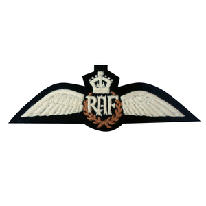 Écusson personnalisé brodé à la main avec aile et ancre, pour uniforme scolaire, en tissu de laine, insigne de manche, logo personnalisé - Product Image 6